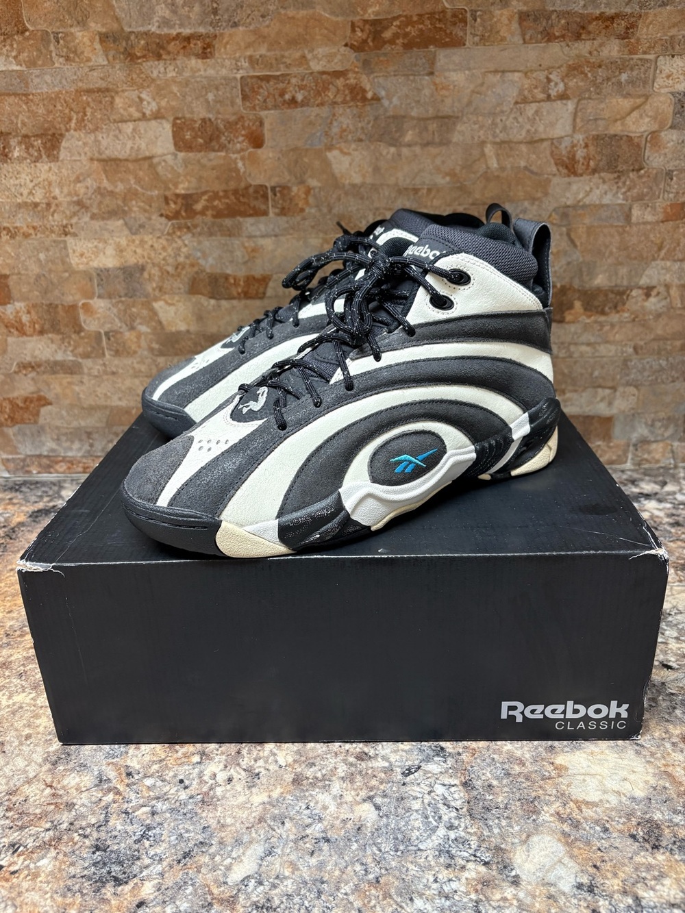 Reebok Shaqnosis Washed Black 100230334 Size 10